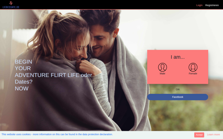 liebesdate.de Erfahrungen & Bewertungen Webseite Screenshot