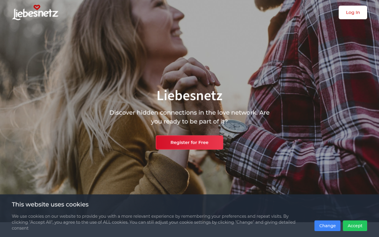 liebesnetz.com Erfahrungen & Bewertungen Webseite Screenshot