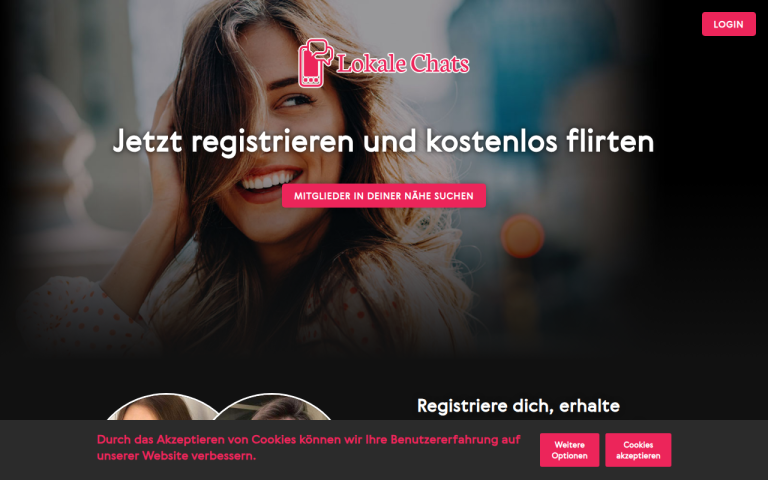 lokalechats.com Erfahrungen & Bewertungen Webseite Screenshot