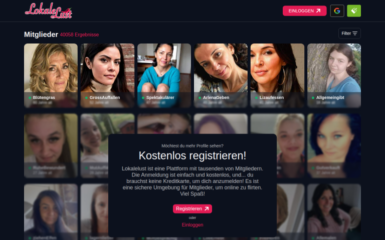 lokalelust.com Erfahrungen & Bewertungen Webseite Screenshot