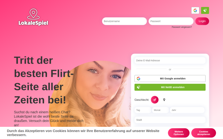 lokalespiel.com Erfahrungen & Bewertungen Webseite Screenshot