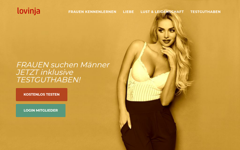lovinja.com Erfahrungen & Bewertungen Webseite Screenshot