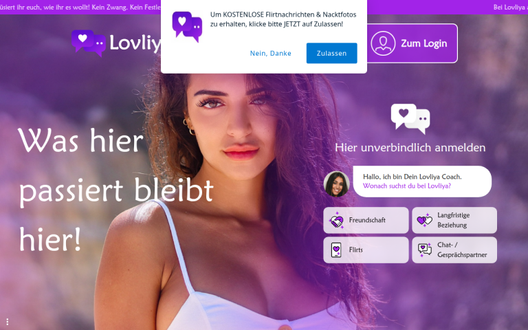 lovliya.de Erfahrungen & Bewertungen Webseite Screenshot