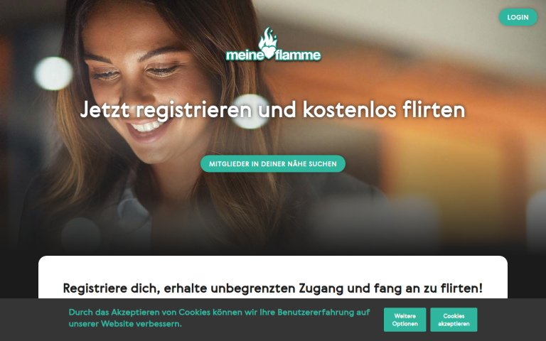 meineflamme.com Erfahrungen & Bewertungen Webseite Screenshot
