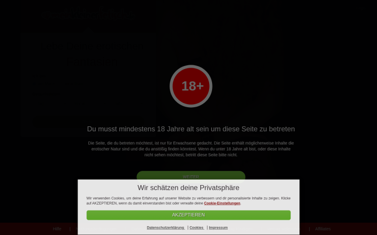 meinkleinerfetisch.de Erfahrungen & Bewertungen Webseite Screenshot