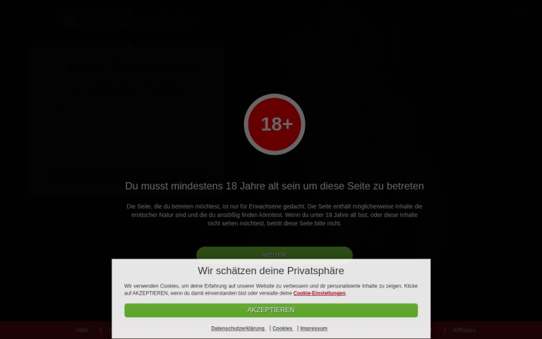 meinsugarbabe.com Erfahrungen & Bewertungen Webseite Screenshot