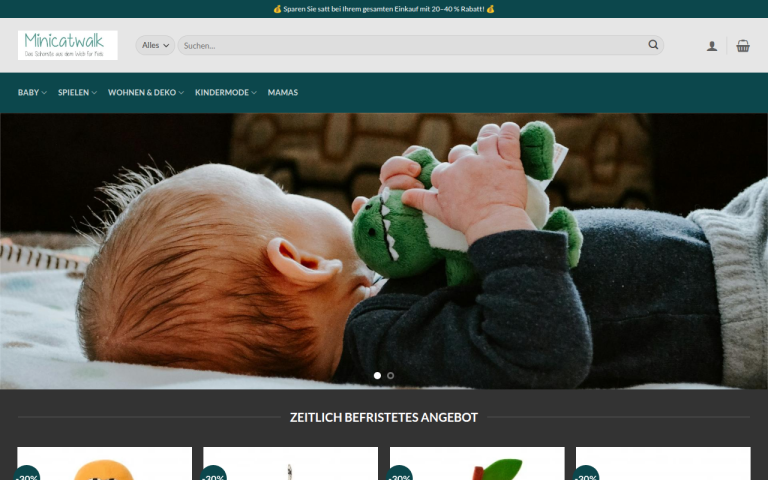 minicatwalk-de.com Erfahrungen & Bewertungen Webseite Screenshot