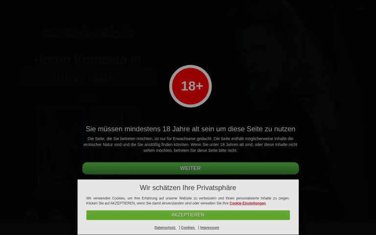 mistress-deutschland.de Erfahrungen & Bewertungen Webseite Screenshot