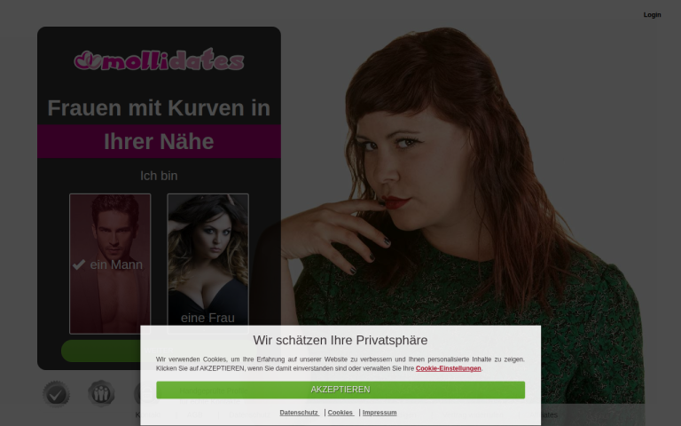 mollidates.com Erfahrungen & Bewertungen Webseite Screenshot