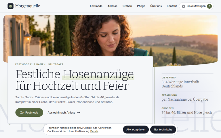 morgenquelle.info Erfahrungen & Bewertungen Webseite Screenshot