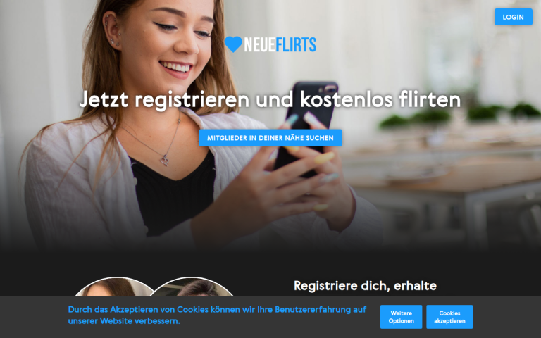 neueflirts.com Erfahrungen & Bewertungen Webseite Screenshot