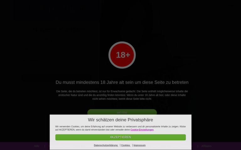 notgeil.net Erfahrungen & Bewertungen Webseite Screenshot
