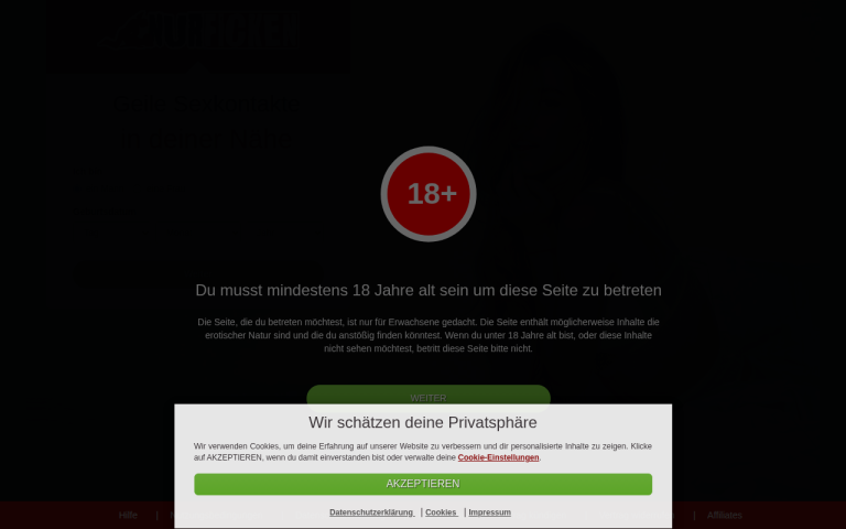 nurficken.net Erfahrungen & Bewertungen Webseite Screenshot