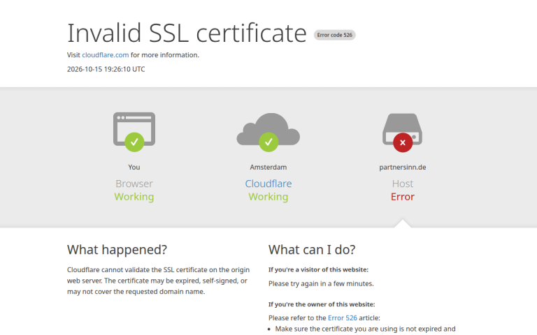 partnersinn.de Erfahrungen & Bewertungen Webseite Screenshot