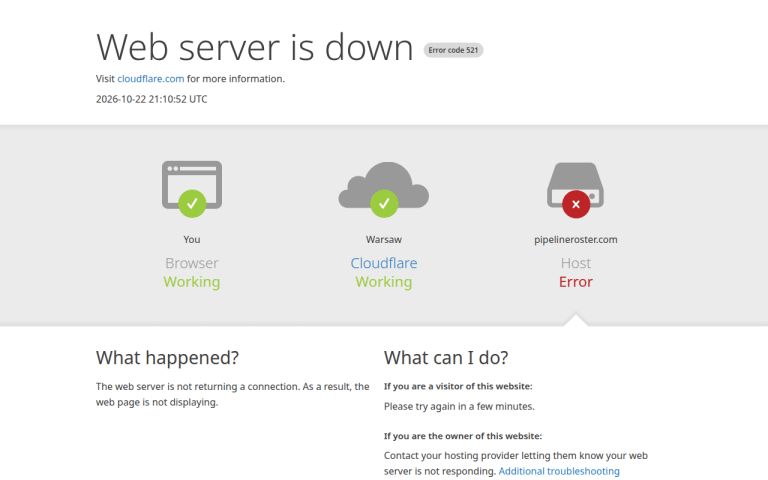 pipelineroster.com Erfahrungen & Bewertungen Webseite Screenshot