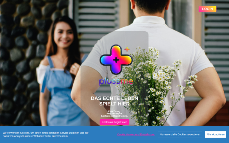 plussme.de Erfahrungen & Bewertungen Webseite Screenshot