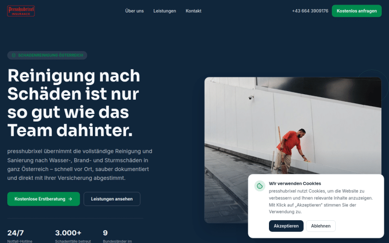 presshubrixel.com Erfahrungen & Bewertungen Webseite Screenshot