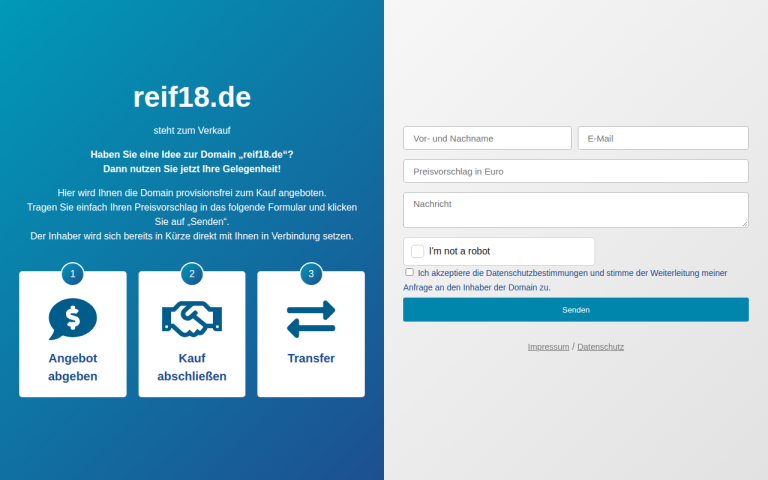 reif18.de Erfahrungen & Bewertungen Webseite Screenshot