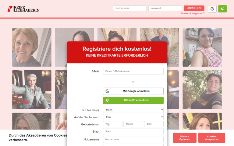 reifeliebhaberin.com Erfahrungen & Bewertungen Webseite Screenshot