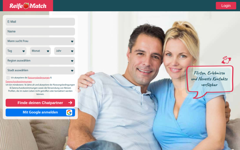 reifematch.com Erfahrungen & Bewertungen Webseite Screenshot