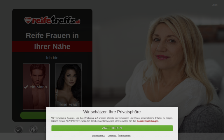 reifetreffs.at Erfahrungen & Bewertungen Webseite Screenshot