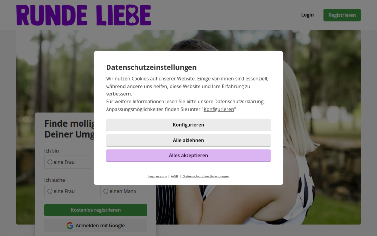 rundeliebe.de Erfahrungen & Bewertungen Webseite Screenshot
