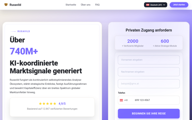 ruxavild.at Erfahrungen & Bewertungen Webseite Screenshot