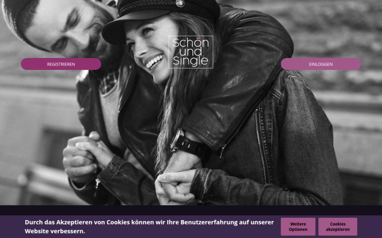 schonundsingle.com Erfahrungen & Bewertungen Webseite Screenshot