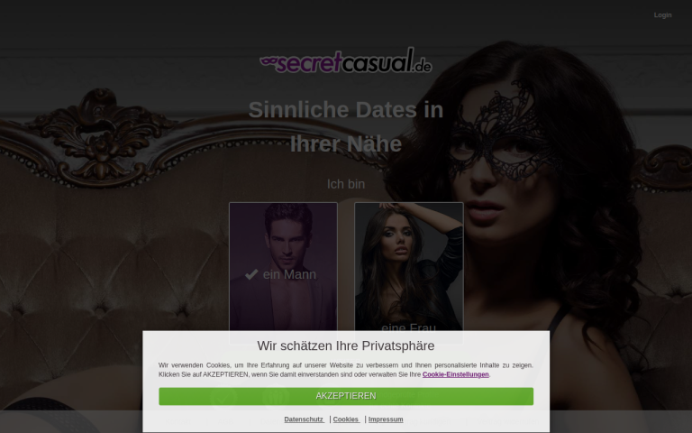 secret-casual.de Erfahrungen & Bewertungen Webseite Screenshot