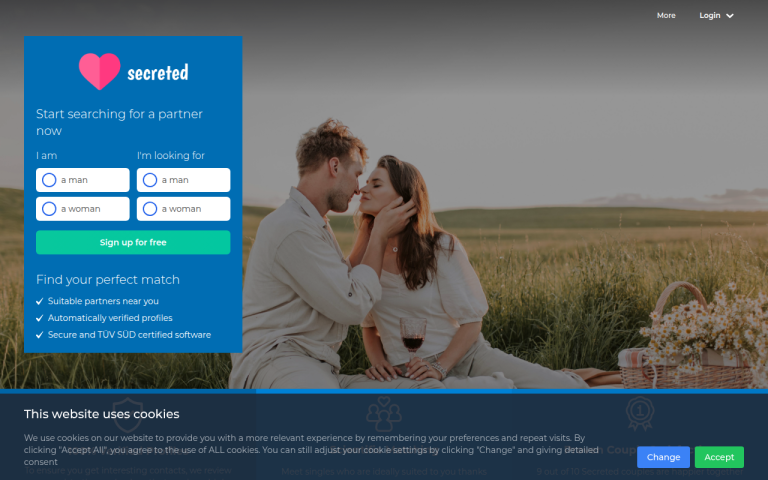 secreted.de Erfahrungen & Bewertungen Webseite Screenshot