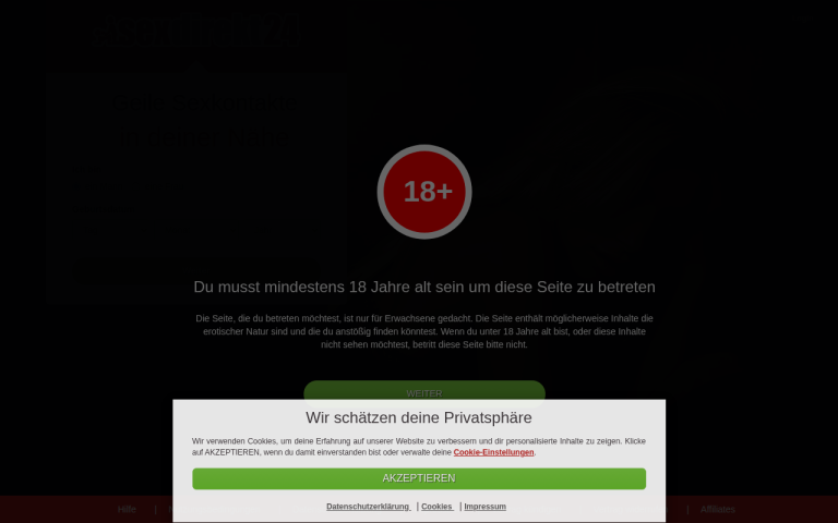 sexdirekt24.com Erfahrungen & Bewertungen Webseite Screenshot