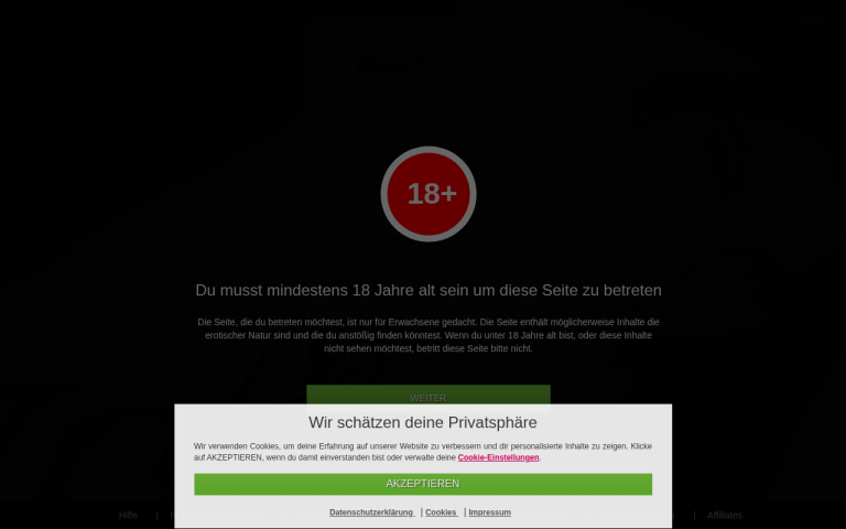 sexfok.com Erfahrungen & Bewertungen Webseite Screenshot