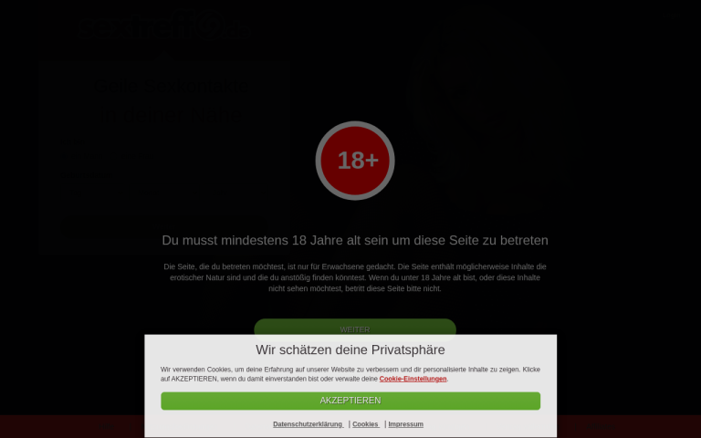 sextreff69.de Erfahrungen & Bewertungen Webseite Screenshot