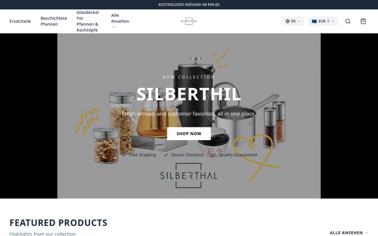 silberthil.com Erfahrungen & Bewertungen Webseite Screenshot