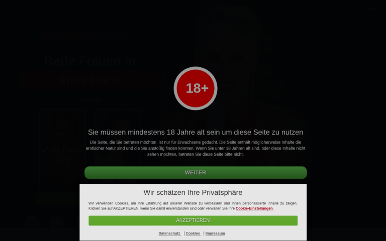 sinnlichesugarmamas.at Erfahrungen & Bewertungen Webseite Screenshot