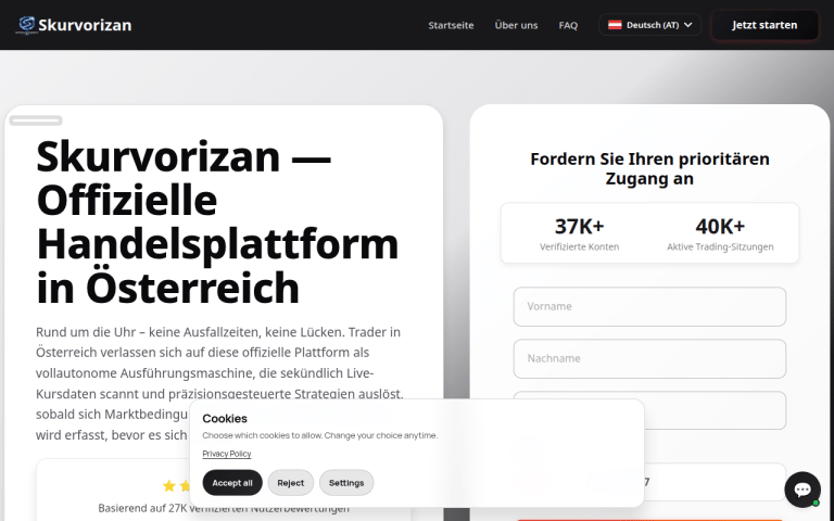 skurvorizan.at Erfahrungen & Bewertungen Webseite Screenshot