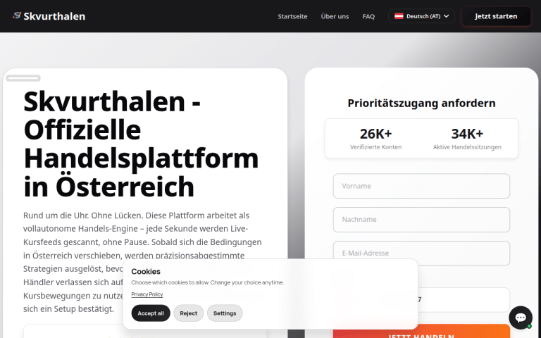 skvurthalen.at Erfahrungen & Bewertungen Webseite Screenshot