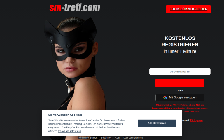 sm-treff.com Erfahrungen & Bewertungen Webseite Screenshot