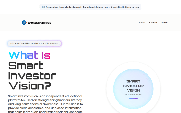 smartinvestorvision.com Erfahrungen & Bewertungen Webseite Screenshot