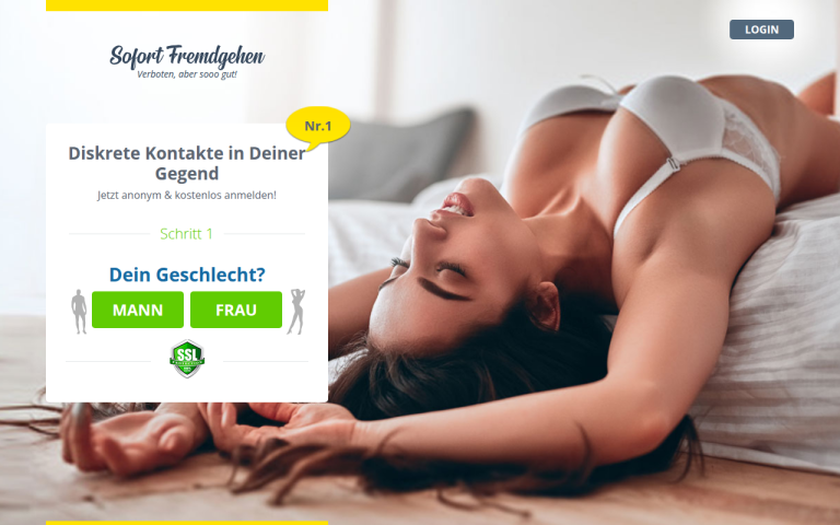 sofortfremdgehen.com Erfahrungen & Bewertungen Webseite Screenshot