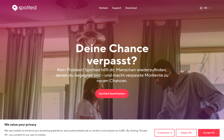 spotted.de Erfahrungen & Bewertungen Webseite Screenshot