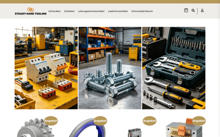 steadyhandtooling.com Erfahrungen & Bewertungen Webseite Screenshot