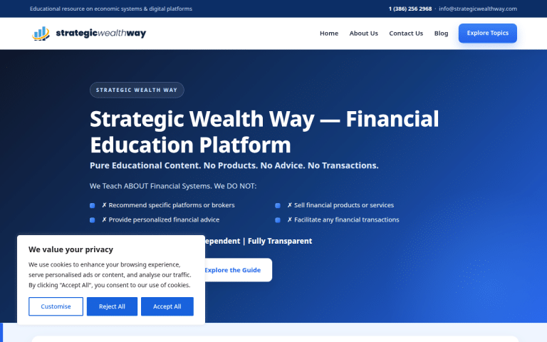 strategicwealthway.com Erfahrungen & Bewertungen Webseite Screenshot