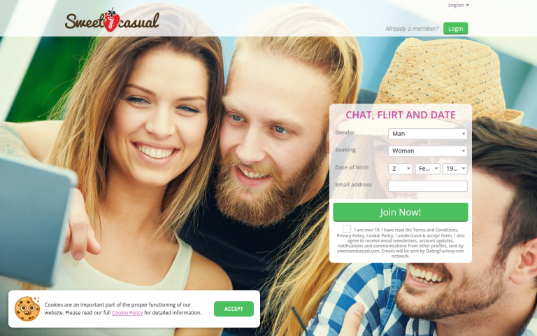 sweetandcasual.com Erfahrungen & Bewertungen Webseite Screenshot