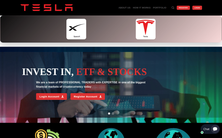 teslacoininc.org Erfahrungen & Bewertungen Webseite Screenshot
