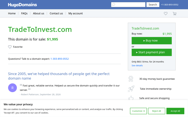 tradetoinvest.com Erfahrungen & Bewertungen Webseite Screenshot