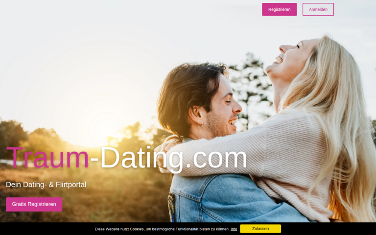 traum-dating.com Erfahrungen & Bewertungen Webseite Screenshot