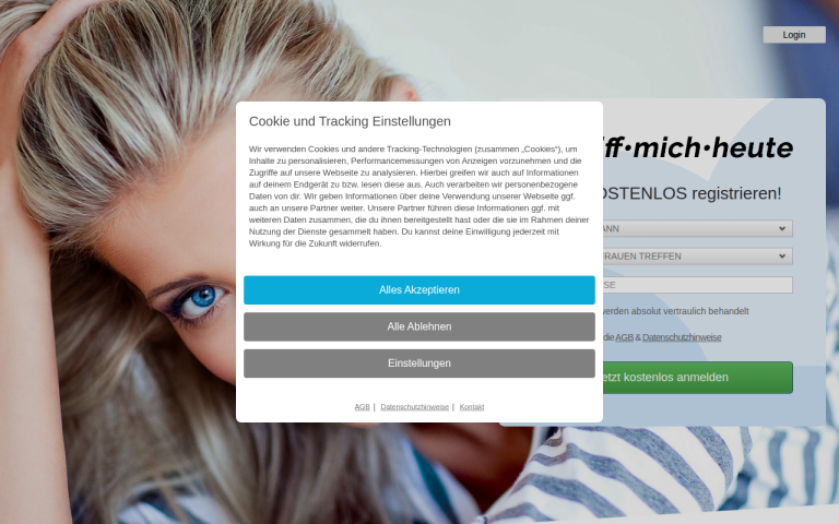 triff-mich-heute.com Erfahrungen & Bewertungen Webseite Screenshot