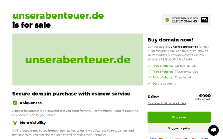 unserabenteuer.de Erfahrungen & Bewertungen Webseite Screenshot