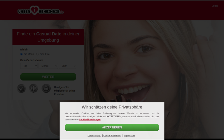 unsergeheimnis.de Erfahrungen & Bewertungen Webseite Screenshot